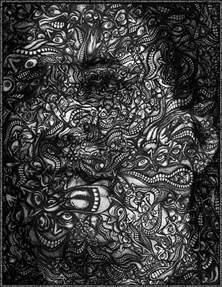 FreemanDan Psychedelic Faces Art