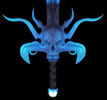 Dark Sword 3d Model Frost