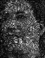 Psychedelic Art - Psychedelic Faces FreemanDan