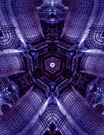 Sacred Geometry Art - Singularity - Purple